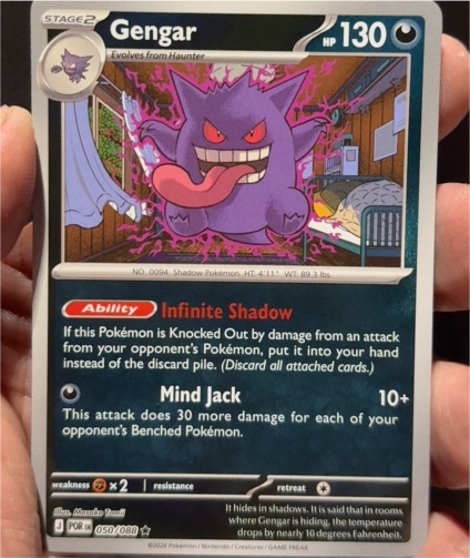 2026 Pokemon Perfect Order #050 Gengar — front