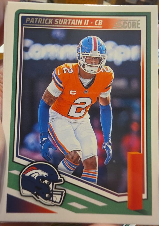 2025 Panini Score #110 Patrick Surtain II Denver Broncos — front
