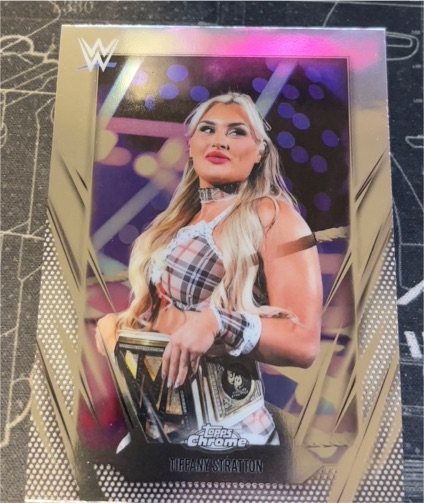 2026 Topps Chrome WWE #29 Tiffany Stratton — front