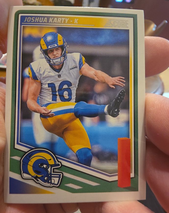 2025 Panini Score #200 Joshua Karty — front