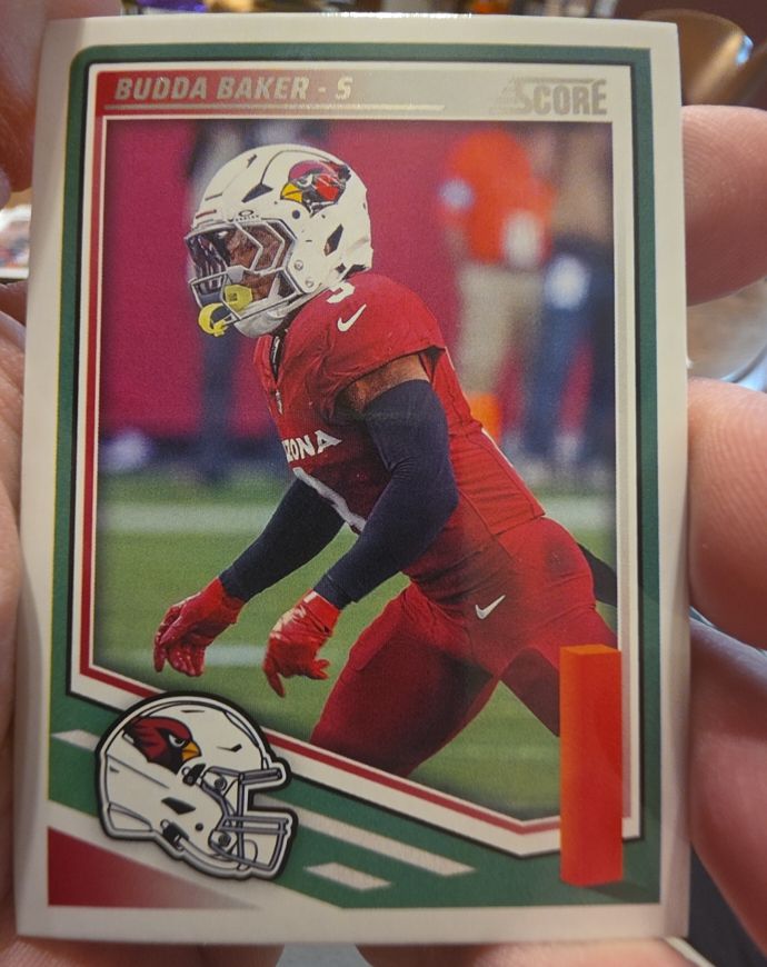 2025 Score #77 Budda Baker Arizona Cardinals — front
