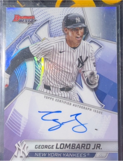 2025 Bowman's Best #B25-GL George Lombard Jr. — front