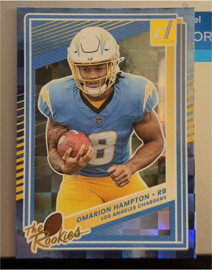 2025 Panini Donruss The Rookies #8 Omarion Hampton — front