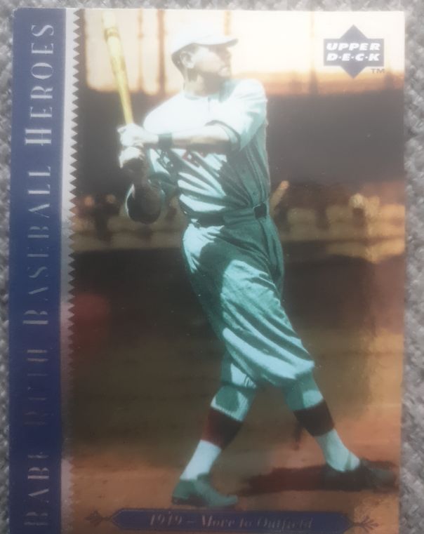 1995 Upper Deck Babe Ruth Baseball Heroes #74 Babe Ruth — front