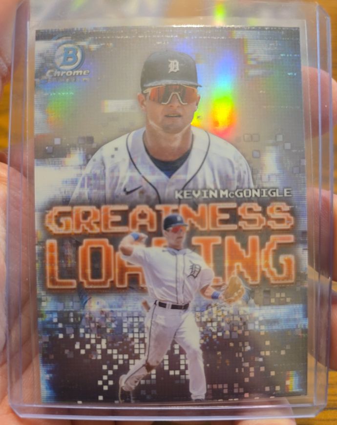 2025 Bowman Chrome #GL-9 Kevin McGonigle Greatness Loading — front