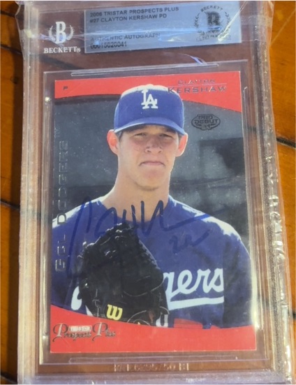 2006 Tristar Prospects Plus #27 Clayton Kershaw — front