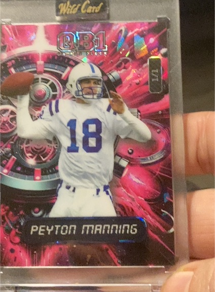 2024 Wild Card QB1 On The Clock #QB1 Peyton Manning — front