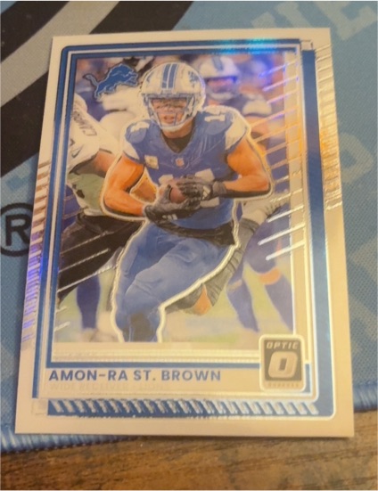 2025 Panini Donruss Optic #63 Amon-Ra St. Brown — front