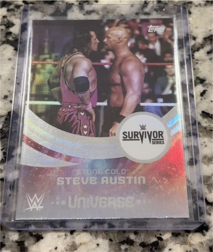 2025 Topps Universe WWE Survivor Series #295 Stone Cold Steve Austin — front