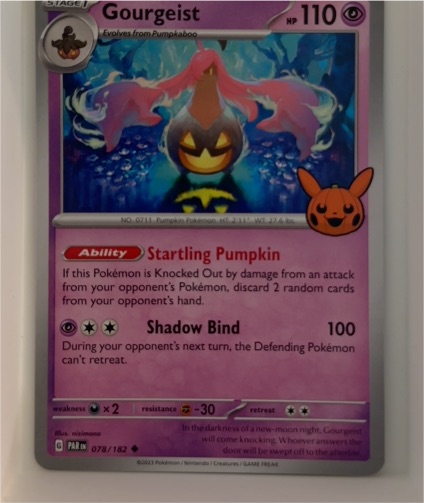 2023 Pokémon Scarlet & Violet Paradox Rift #078 Gourgeist — front