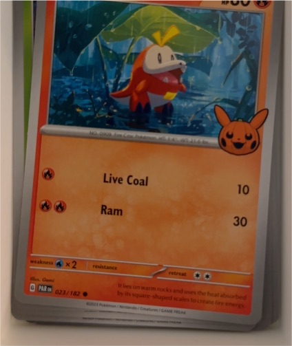 2012 Pokémon Black & White #023 Tepig — front