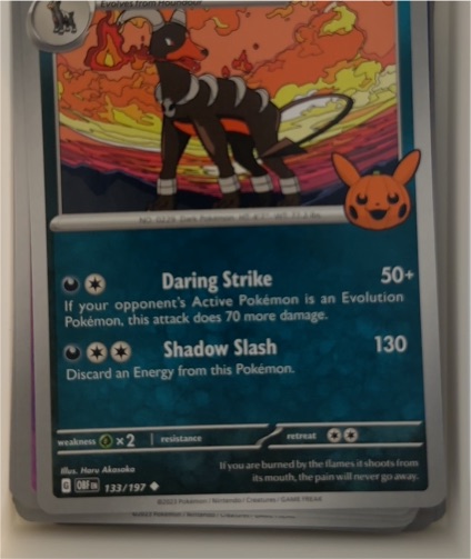 2024 Pokémon Trick Or Trade #133 Houndoom — front