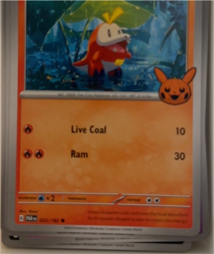 2023 Pokémon TCG Paradox Rift #023 Fuecoco — front