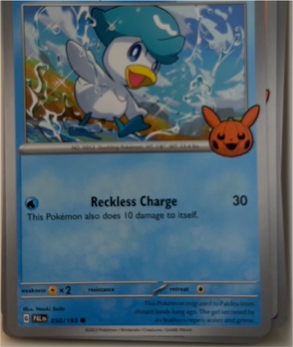 2023 Pokemon TCG Paldea Evolved #050 Quaxly — front