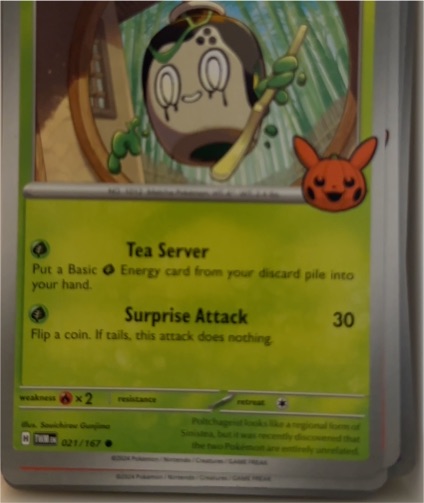 2024 Pokémon Trick or Trade #21 Poltchageist — front