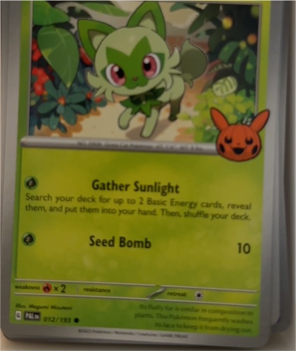 2023 Pokémon Scarlet & Violet Paldea Evolved #012 Sprigatito — front