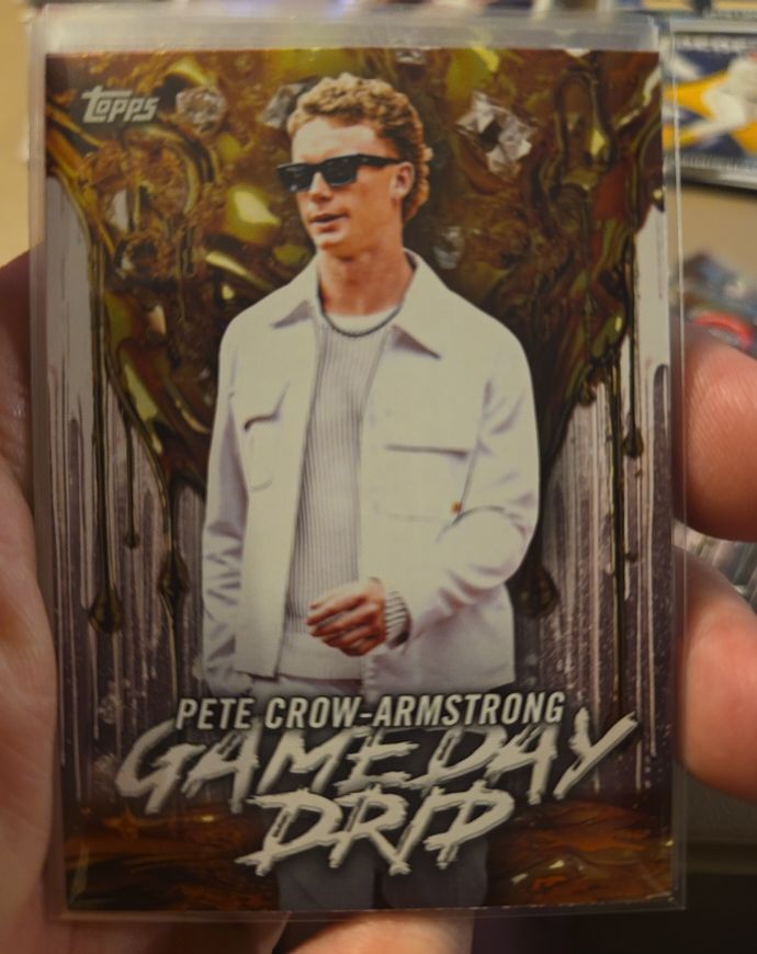 2026 Topps Series 1 Game Day Drip #GD-4 Pete Crow-Armstrong — front
