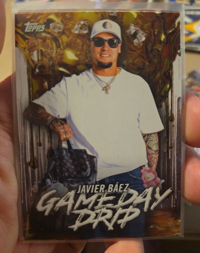 2026 Topps Series 1 #GD-3 Javier Báez Gameday Drip — front