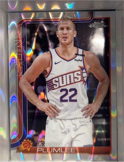 2025-26 Topps Chrome #106 Mason Plumlee — front