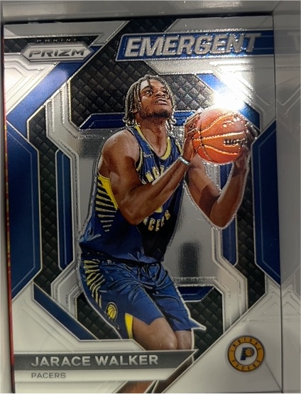 2023-24 Panini Prizm #25 Jarace Walker Emergent Indiana Pacers — front
