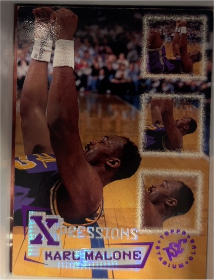 1995-96 Topps Stadium Club #354 Karl Malone — front