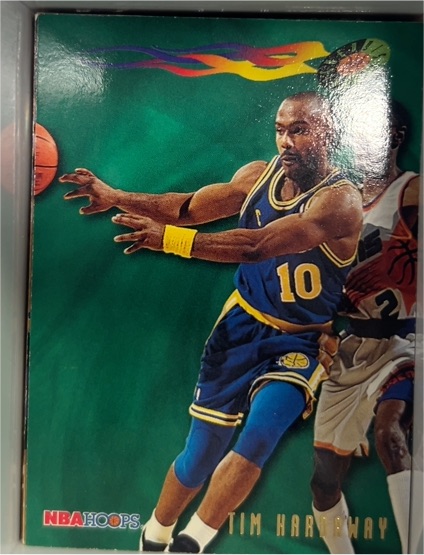 1995-96 NBA Hoops #391 Tim Hardaway — front