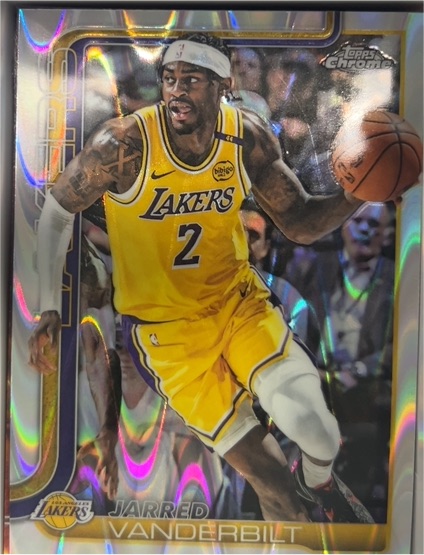 2025-26 Topps Chrome #154 Jarred Vanderbilt — front