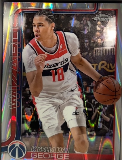 2025-26 Topps Chrome #237 Kyshawn George — front