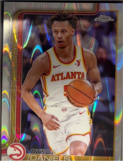 2025-26 Topps Chrome #68 Dyson Daniels — front