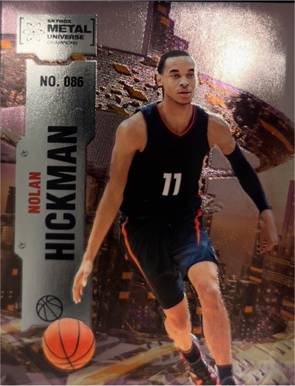 2022 Skybox Metal Universe Champions #086 Nolan Hickman — front