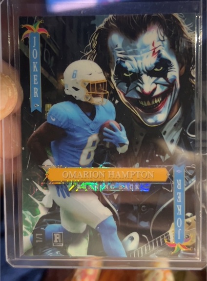 2025 Wild Card Jokers Wild #Joker Omarion Hampton — front