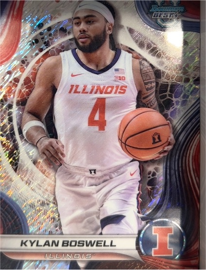 2024-25 Bowman Best University #81 Kylan Boswell — front