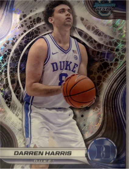 2024-25 Bowman's Best University #18 Darren Harris — front