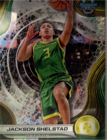 2024-25 Bowman Best U #92 Jackson Shelstad — front