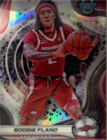 2024-25 Bowman's Best University #12 Boogie Fland — front