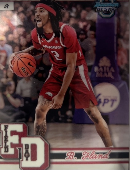 2024-25 Bowman Best University #FD-5 Boogie Fland Field Day — front