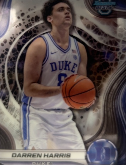 2024-25 Bowman Best University #18 Darren Harris — front