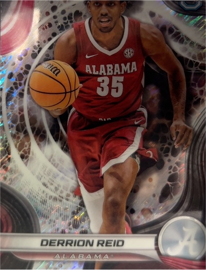 2024-25 Bowman Best University #20 Derrion Reid — front