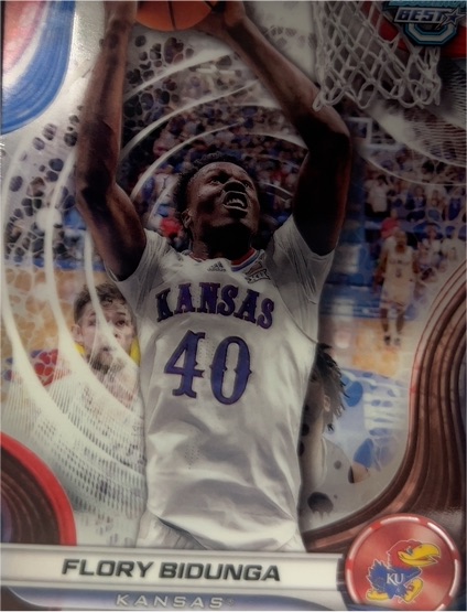 2024-25 Bowman's Best University #24 Flory Bidunga — front