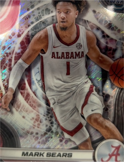 2024-25 Bowman's Best University #54 Mark Sears — front
