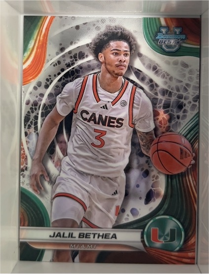 2024-25 Bowman Best University #28 Jalil Bethea — front