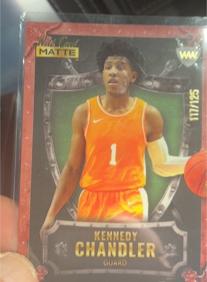 2022 Wild Card Matte #WW-28 Kennedy Chandler Weekend Warrior — front