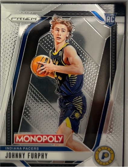 2024-25 Panini Prizm Monopoly #60 Johnny Furphy — front