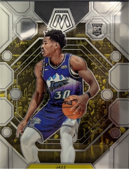 2022-23 Panini Mosaic #208 Ochai Agbaji — front
