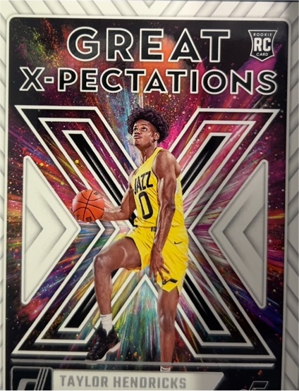 2023-24 Panini Donruss Great X-Pectations #9 Taylor Hendricks — front