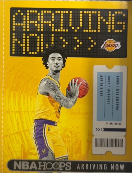 2023-24 Panini NBA Hoops #14 Maxwell Lewis Arriving Now — front