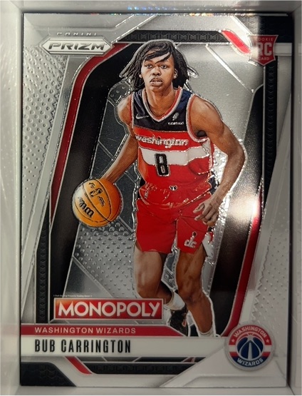 2024-25 Panini Prizm Monopoly #87 Bub Carrington — front