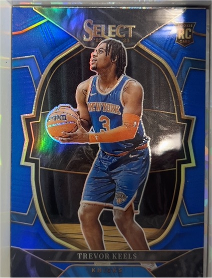 2022-23 Panini Select Concourse Blue Prizm #84 Trevor Keels — front