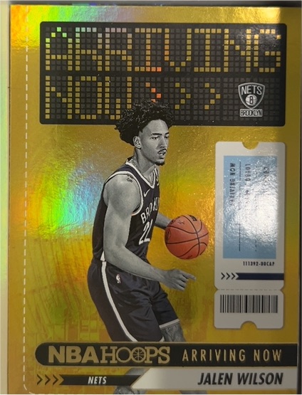 2023-24 Panini NBA Hoops Arriving Now #28 Jalen Wilson — front