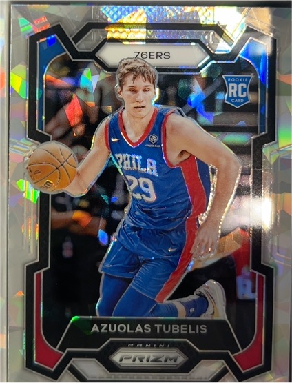 2023-24 Panini Prizm #283 Azuolas Tubelis — front